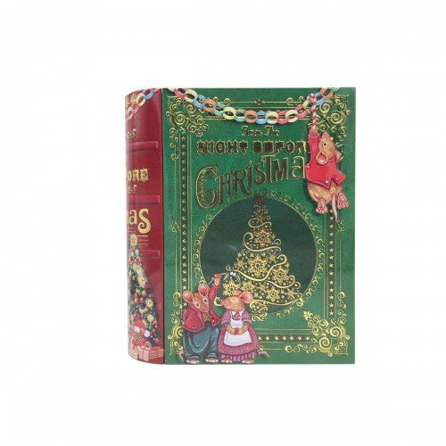 JK Home Décor - Κουτί Μεταλλικό Βιβλίο Christmas 24.5x21x9cm