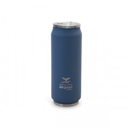 ESTIA ΘΕΡΜΟΣ TRAVEL CUP SAVE THE AEGEAN 500ml DENIM BLUE