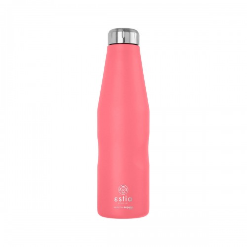 ESTIA ΘΕΡΜΟΣ TRAVEL FLASK SAVE THE AEGEAN 750ml FUSION CORAL