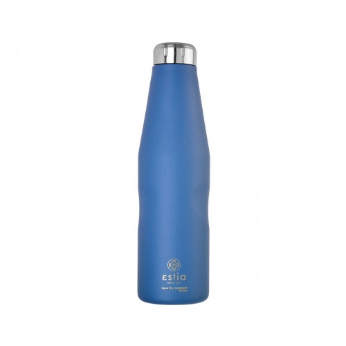 ESTIA ΘΕΡΜΟΣ TRAVEL FLASK SAVE THE AEGEAN 750ml DENIM BLUE