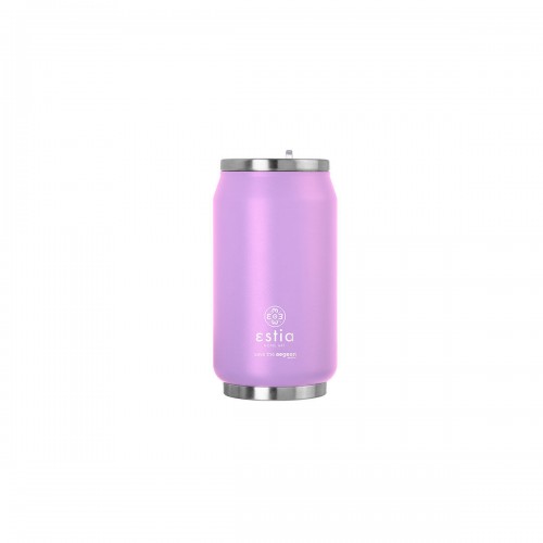 ESTIA ΘΕΡΜΟΣ TRAVEL CUP SAVE THE AEGEAN 300ml LAVENDER PURPLE