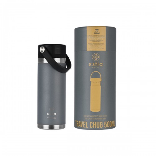 ESTIA ΘΕΡΜΟΣ TRAVEL CHUG SAVE THE AEGEAN 500ml FJORD GREY