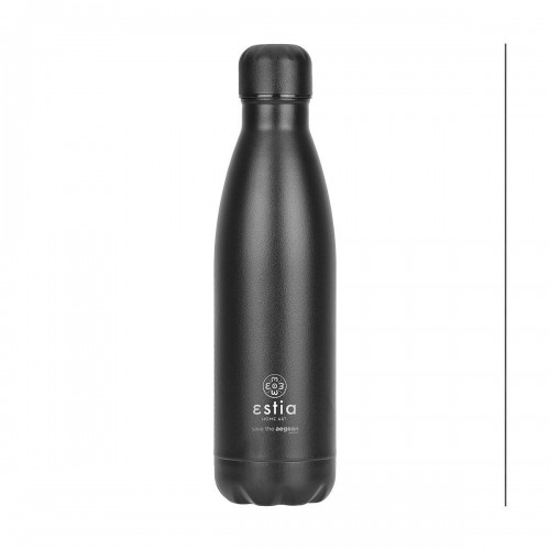 ESTIA ΘΕΡΜΟΣ FLASK LITE SAVE THE AEGEAN 500ml MATTE BLACK