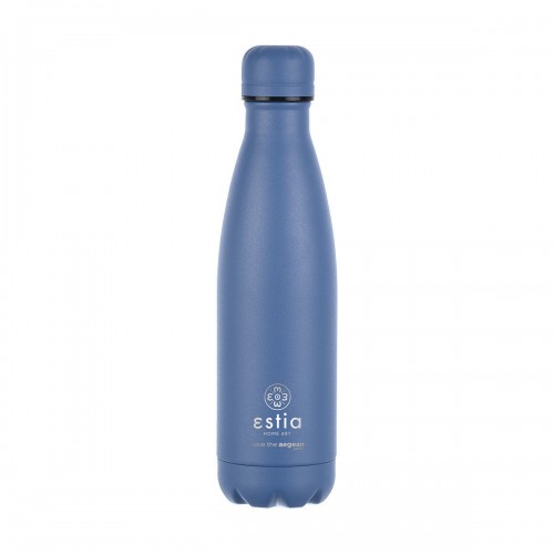 ESTIA ΘΕΡΜΟΣ FLASK LITE SAVE THE AEGEAN 500ml DENIM BLUE