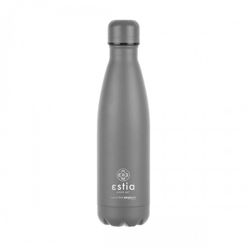 ESTIA ΘΕΡΜΟΣ FLASK LITE SAVE THE AEGEAN 500ml FJORD GREY