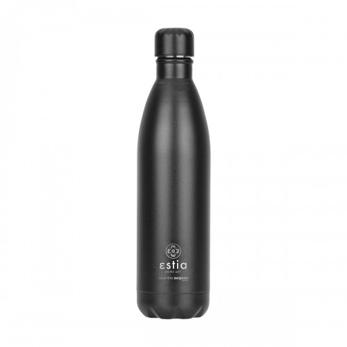 ESTIA ΘΕΡΜΟΣ FLASK LITE SAVE THE AEGEAN 750ml MATTE BLACK