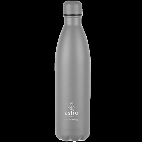 ESTIA ΘΕΡΜΟΣ FLASK LITE SAVE THE AEGEAN 750ml FJORD GREY