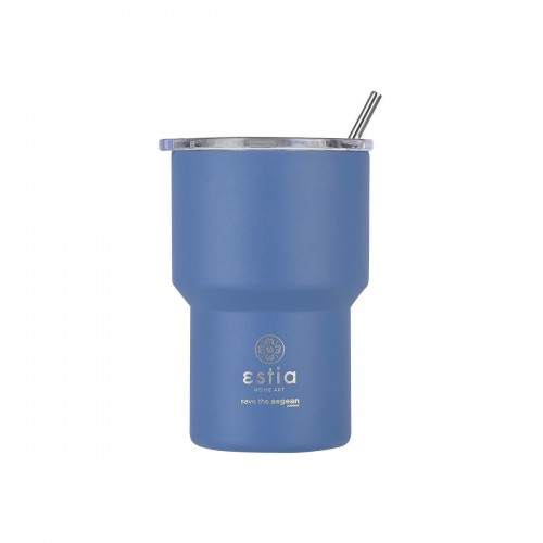 ESTIA ΘΕΡΜΟΣ MUG LITE SAVE THE AEGEAN 400ml DENIM BLUE