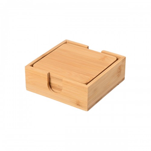 ESTIA ΣΟΥΒΕΡ BAMBOO ESSENTIALS 11x11cm ΜΕ ΘΗΚΗ 5 ΤΕΜ.