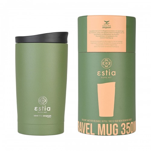 ESTIA ΘΕΡΜΟΣ TRAVEL MUG SAVE THE AEGEAN 350ml FOREST SPIRIT