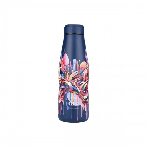 ESTIA ΘΕΡΜΟΣ TRAVEL FLASK SAVE THE AEGEAN 500ml VIBRANT VORTEX