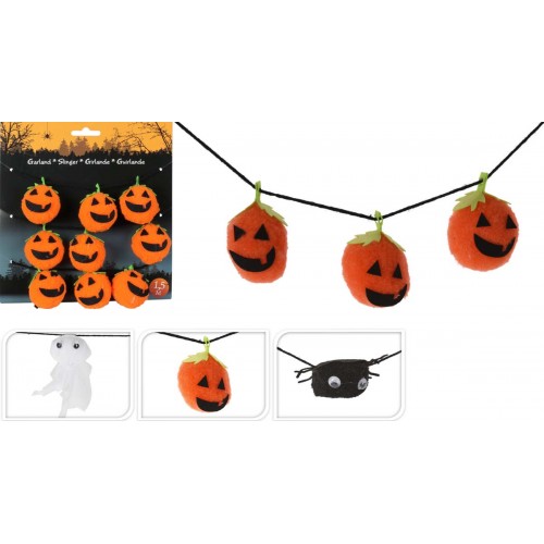 JΚ Home Décor - Γιρλάντα Halloween 150cm 3Σχδ