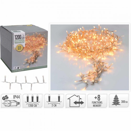 JΚ Home Décor - Λαμπάκια Microcluster Διάφανο EWW 1200LΕD