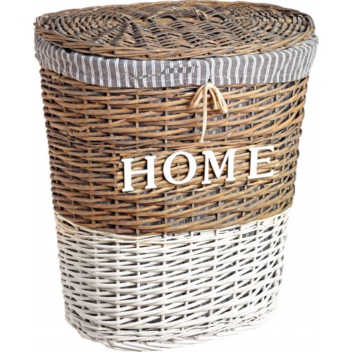 JK Home Décor - Καλάθι Απλύτων Home Οβάλ S/3