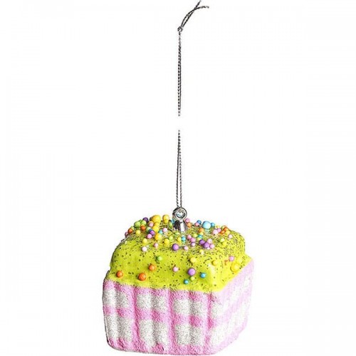 JΚ Home Décor - Στολίδι Δέντρου Cupcake Κρεμαστό 2Σχδ 6cm