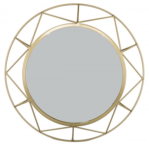 JΚ Home Décor - Καθρέφτης Golden Wire 46cm