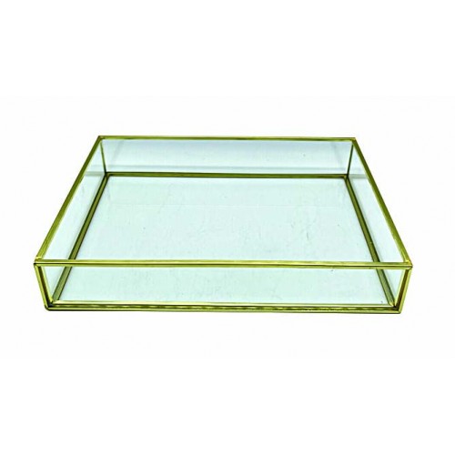 JK Home Décor - Δίσκος Terrarium 20x14x3.5cm