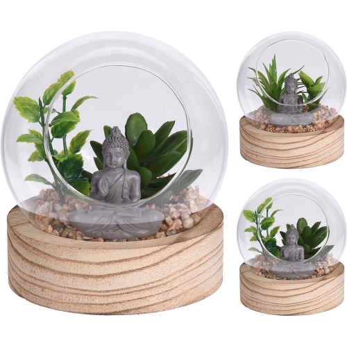 JΚ Home Décor - Terrarium με Φυτό 2Σχδ