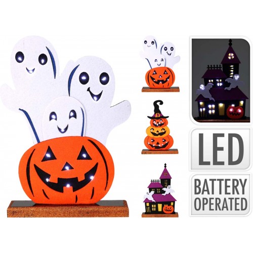 JΚ Home Décor - Φιγούρες Halloween LED 31x6x46cm 3Σχδ