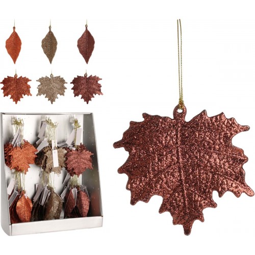 JΚ Home Décor - Στολίδι Maple 11cm 6Σχδ