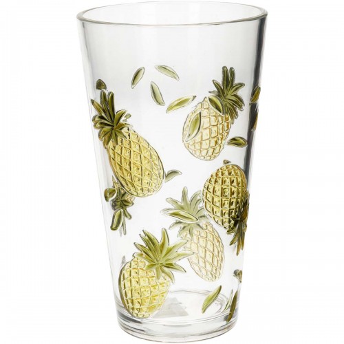 JΚ Home Décor - Ποτήρι Pineapple Ακρυλικό 9x9x15.8cm