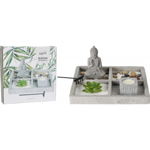 JΚ Home Décor - Σετ Κήπος Zen 23x23x12.5cm