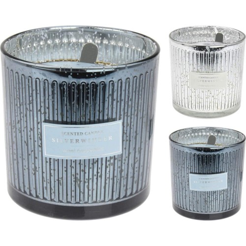 JΚ Home Décor - Κερί Αρωματικό Silver Winter 2Σχδ