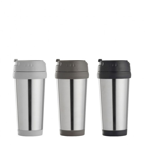 Day Travel Mug Ποτήρι  Θέρμο Ανοξείδωτο 450 ml  3 Σχδ 1τμχ