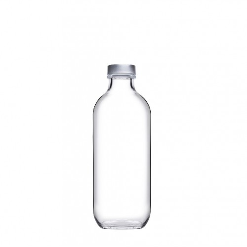 ICONIC BOTTLE W/ METAL LID 540CC H: 20,2 D: 7,3 P/750 OB6/PR.BC.