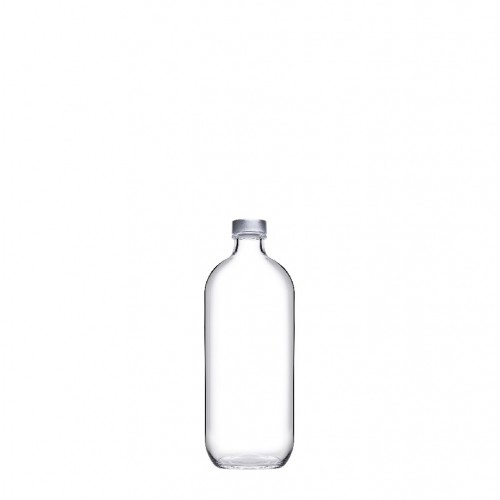 ICONIC BOTTLE W/ METAL LID 360CC H: 17,85 D: 6 P/1224 OB6/PR.BC.