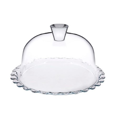 PETITE PATISSERIE PLATE-DOME H:15,3 D:26,4CM P/72 GB1.OB2