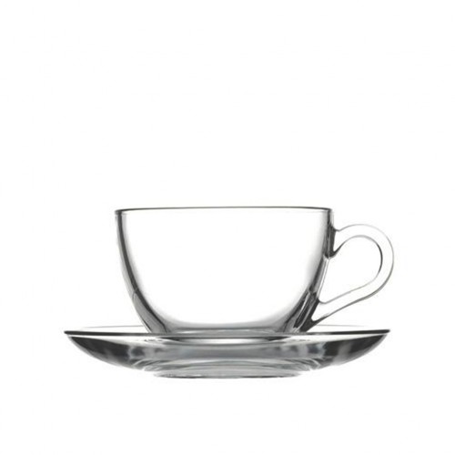 BASIC CUP&SAUCER 238CC CAPPUCCINO 13.7X6.5 CM. P/720 GB6.OB24 6Τεμ.