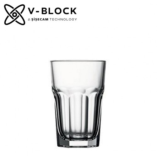 V-BLOCK CASABLANCA TEMPERED JUICE&LONG DRINK 295CC P/960 GB6.OB24. 6Τεμ.