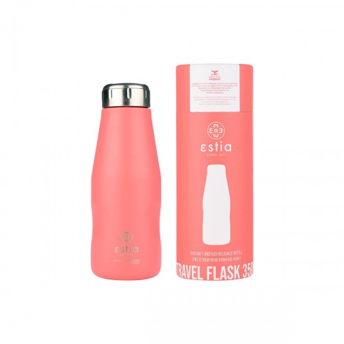 ESTIA ΘΕΡΜΟΣ TRAVEL FLASK SAVE THE AEGEAN 350ml FUSION CORAL