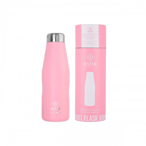 ESTIA ΘΕΡΜΟΣ TRAVEL FLASK SAVE THE AEGEAN 500ml BLOSSOM ROSE