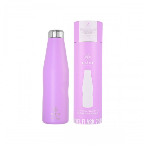 ESTIA ΘΕΡΜΟΣ TRAVEL FLASK SAVE THE AEGEAN 750ml LAVENDER PURPLE