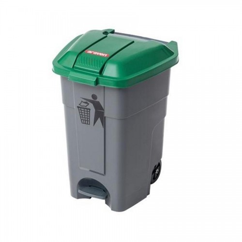 ΚΑΔΟΣ ΑΠΟΡΡΥΜΑΤΩΝ 50lt - 467x435xh620mm 71215/Green - ARAVEN