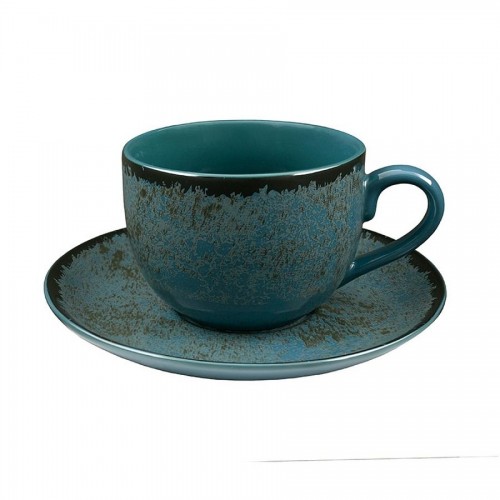 ΣΕΤ 6 τεμάχια  ΦΛΙΤΖΑΝΙ ΤΕΙΟΥ 220cc MOON SHADE 18274-99/TEAL - ORIANA FERELLI®