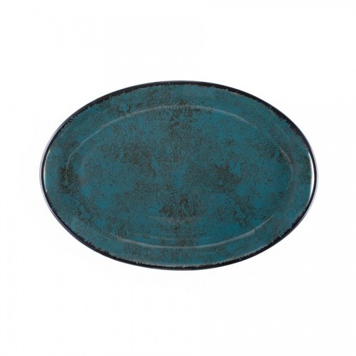 ΠΙΑΤΕΛΑ ΟΒΑΛ 31cm MOON SHADE 18274-99/TEAL- ORIANA FERELLI®