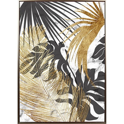 ΚΑΜΒΑΣ σε ΚΑΔΡΟ 50x70cm JUNGLE LEAF XCC232813 - ORIANA FERELLI®