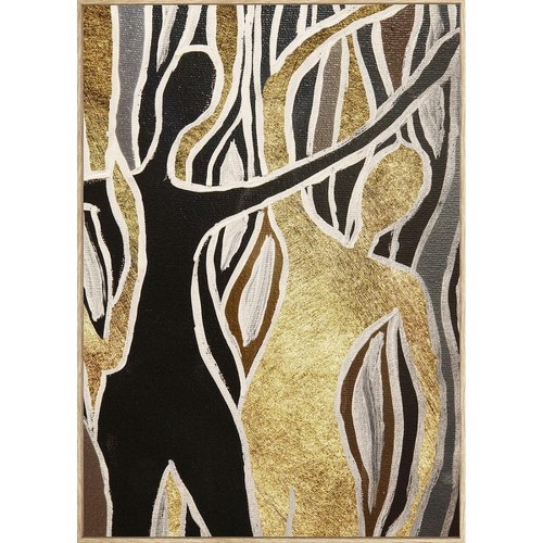 ΚΑΜΒΑΣ σε ΚΑΔΡΟ 50x70cm HUMAN FIGURES XCC237419 - ORIANA FERELLI®