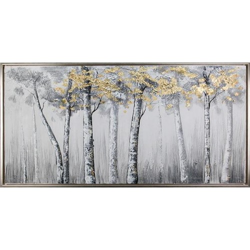 ΚΑΜΒΑΣ σε ΚΑΔΡΟ 60x120cm ΣΥΣΤΑΔΑ ΔΕΝΤΡΩΝ XCC233307-A - ORIANA FERELLI®